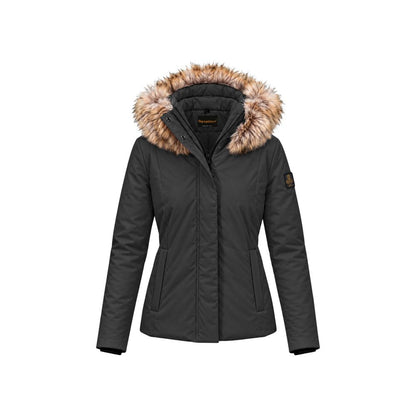 Refrigiwear Black Polyester Full-Length Jacket