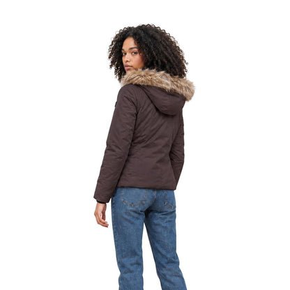 Refrigiwear Brown Polyester Full-Length Jacket