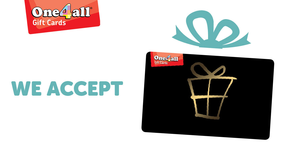 We Accept One4all Gift Cards as a payment option on our store
