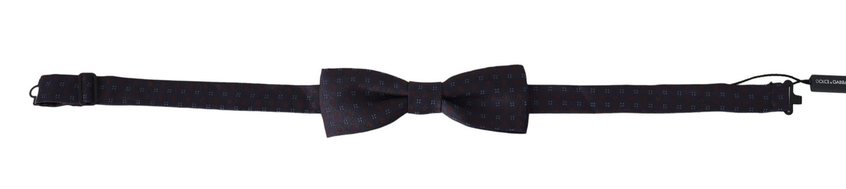 Dolce & Gabbana Silk Necktie - Blue Gray Patterned
