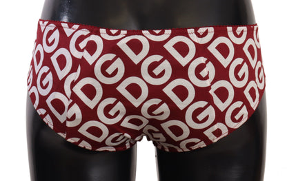 Multicolor DG Logo Print Slip Bottom Underwear