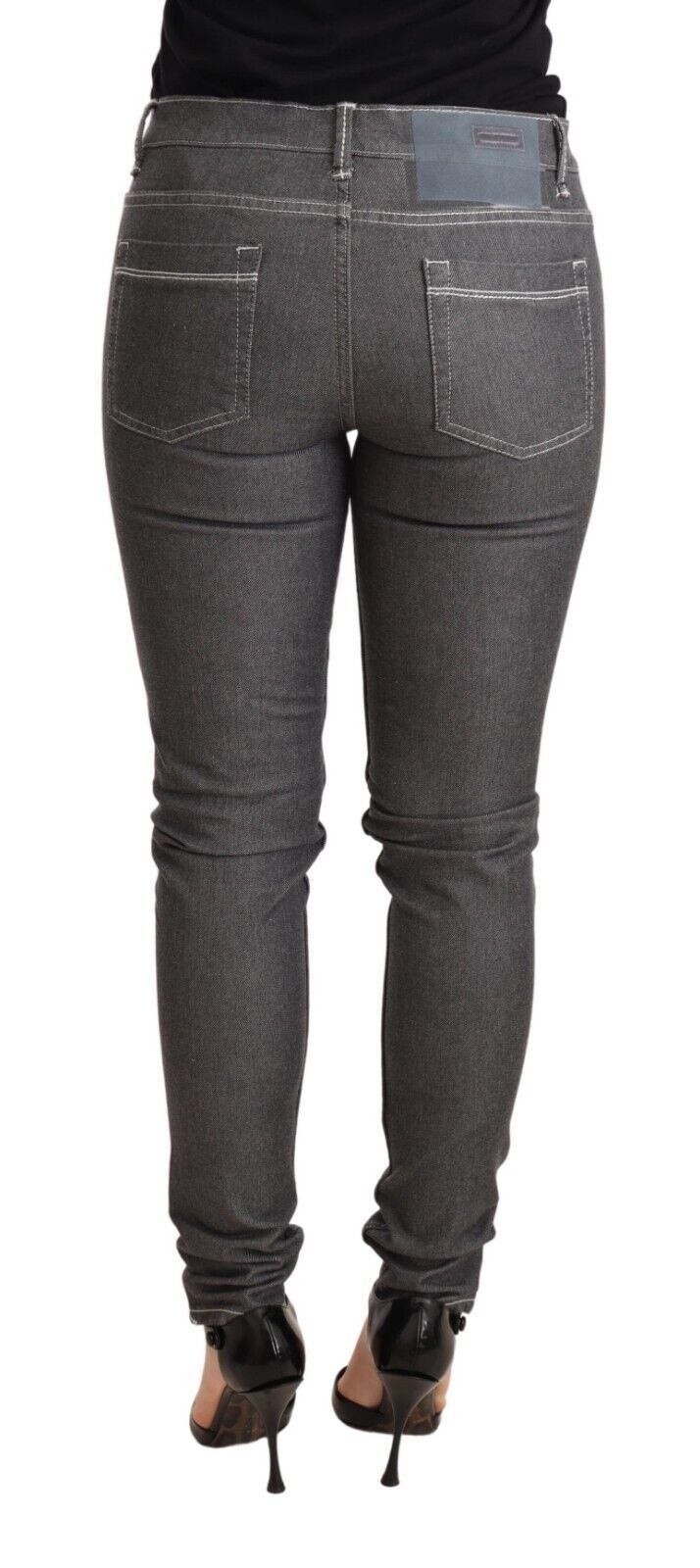 Gray Low Waist Skinny Denim Trouser Jeans