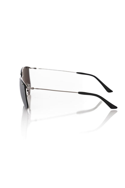 Frankie Morello FRMO-22138 Silver Metallic Fibre Sunglasses