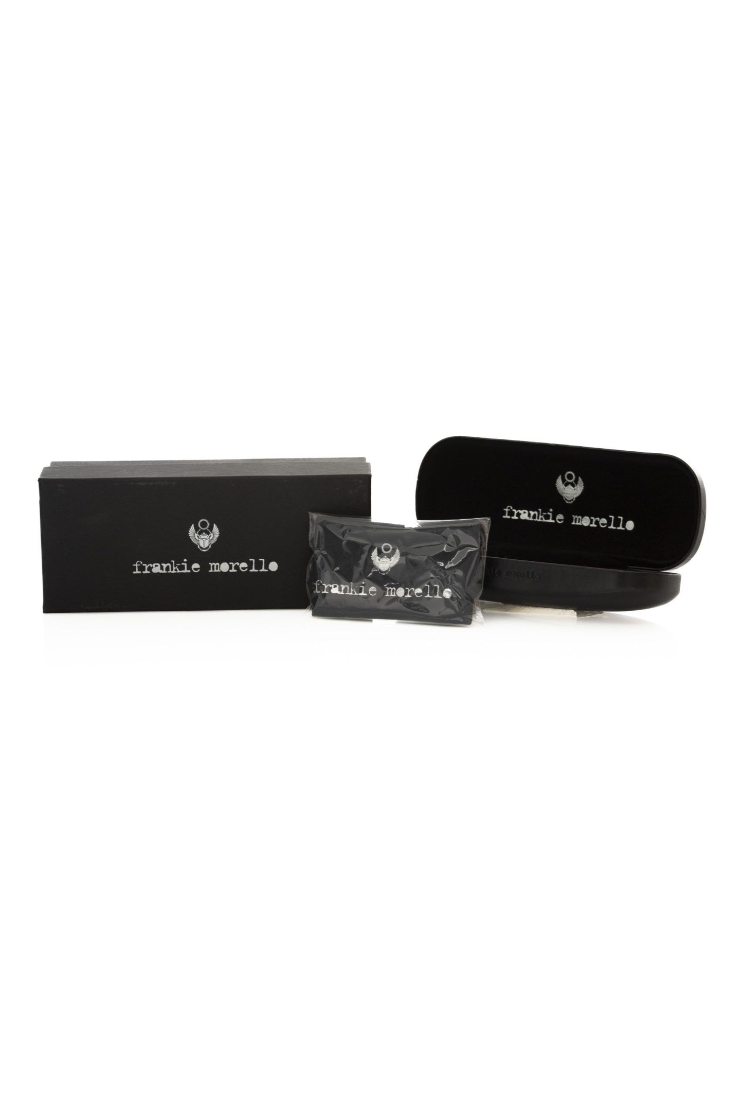 Frankie Morello FRMO-22133 Black Metallic Fibre Sunglasses