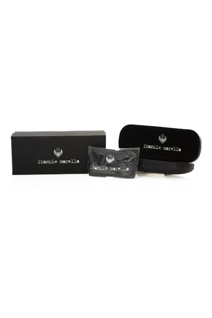 Frankie Morello Silver Metallic Fiber Women Sunglasses