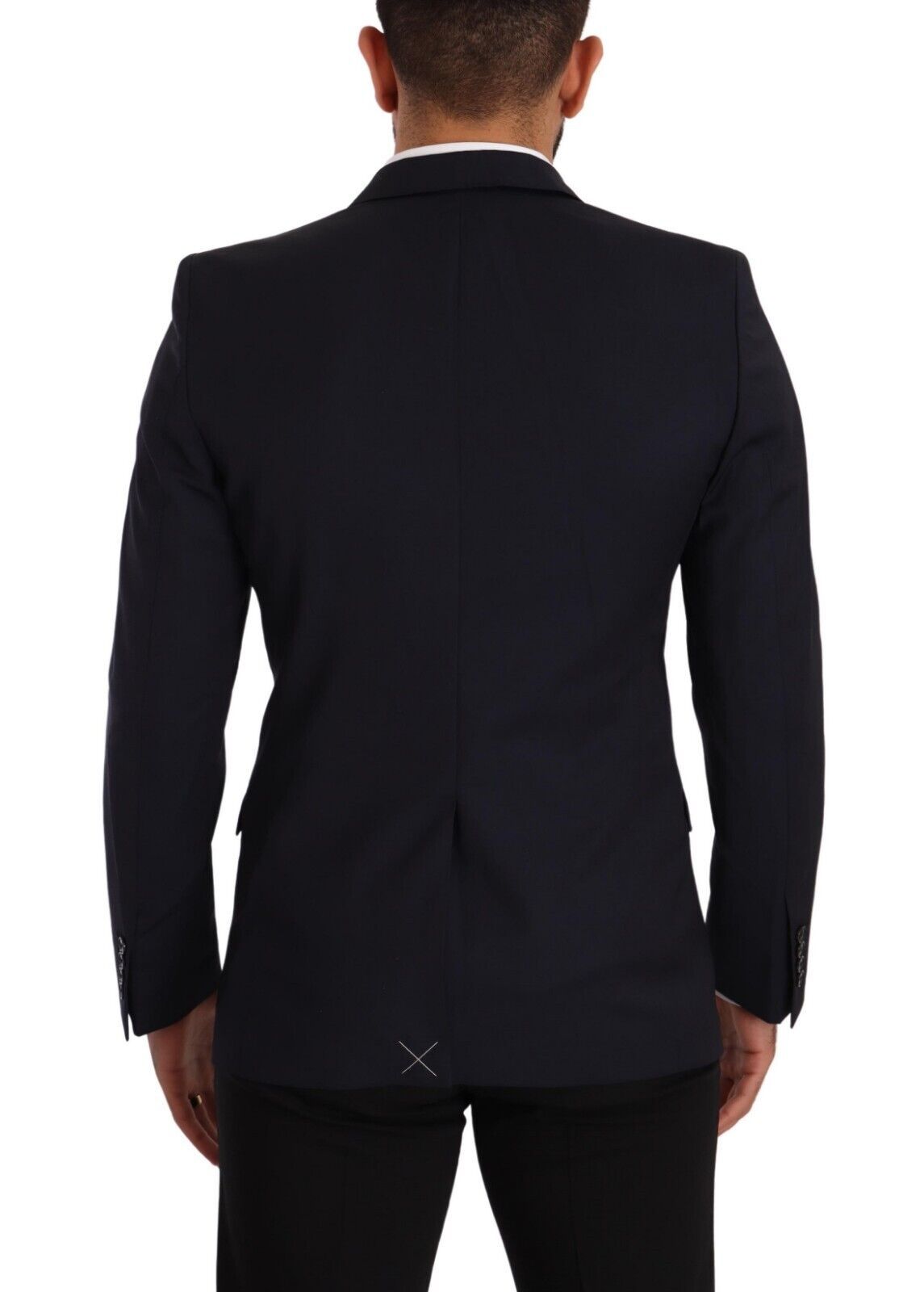 Dolce & Gabbana Men's Dark Blue Single Breasted Coat MARTINI Blazer