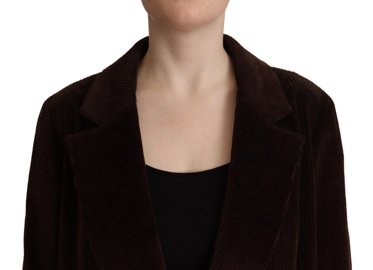 Dolce & Gabbana Women's Elegant Burgundy Double-Breasted Trench Coat