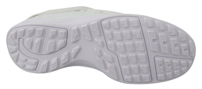 Plein Sport Women's Athletic Polyester & Rubber Sneakers - White