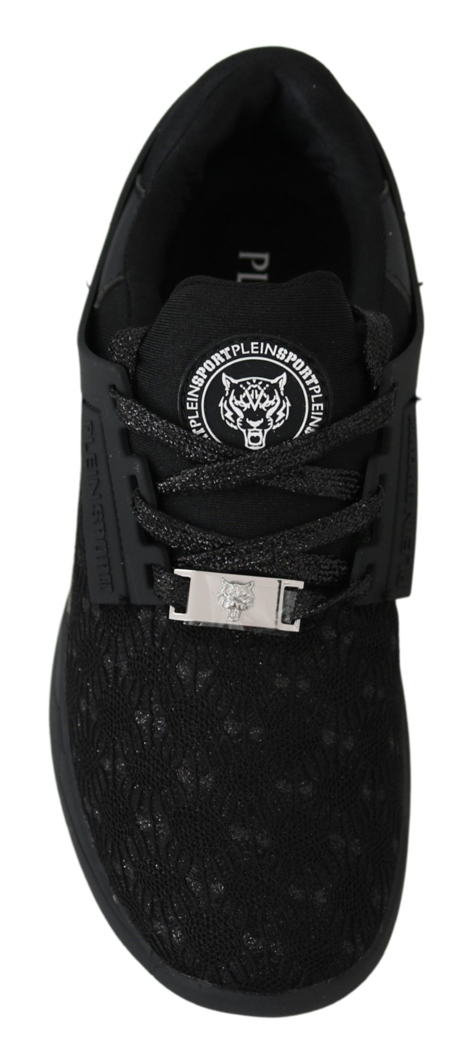 Plein Sport Women's Athletic Polyester & Rubber Sneakers - Black