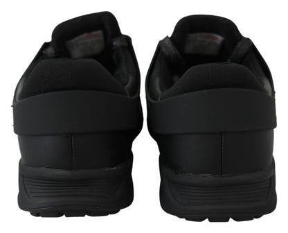 Plein Sport Women's Athletic Polyester & Rubber Sneakers - Black