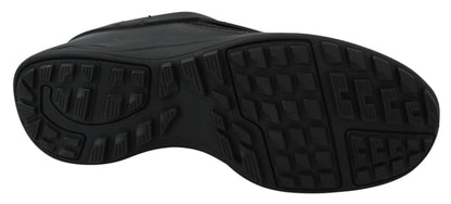 Plein Sport Women's Athletic Polyester & Rubber Sneakers - Black