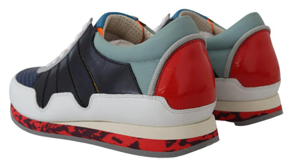 Dolce & Gabbana Multicolour Leather Sport Low Top Sneakers