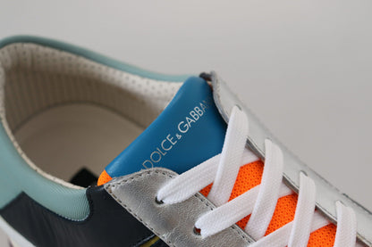 Dolce & Gabbana Multicolour Leather Sport Low Top Sneakers