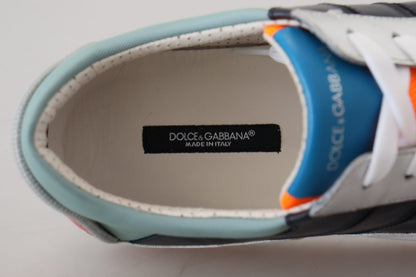 Dolce & Gabbana Multicolour Leather Sport Low Top Sneakers