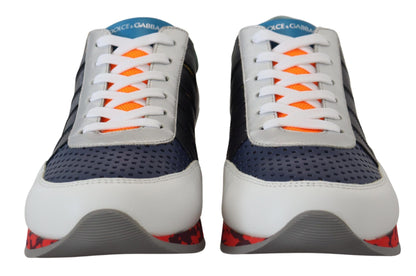 Dolce & Gabbana Multicolour Leather Sport Low Top Sneakers