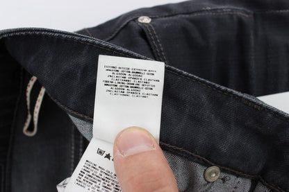 Grey Cotton Stretch Slim Fit Jeans