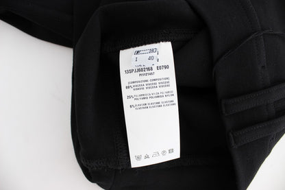 Black Straight Pencil Skirt