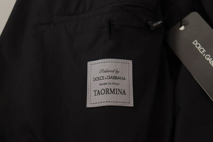 Dolce & Gabbana Men's Single Breasted Cotton & Silk Blazer - Black