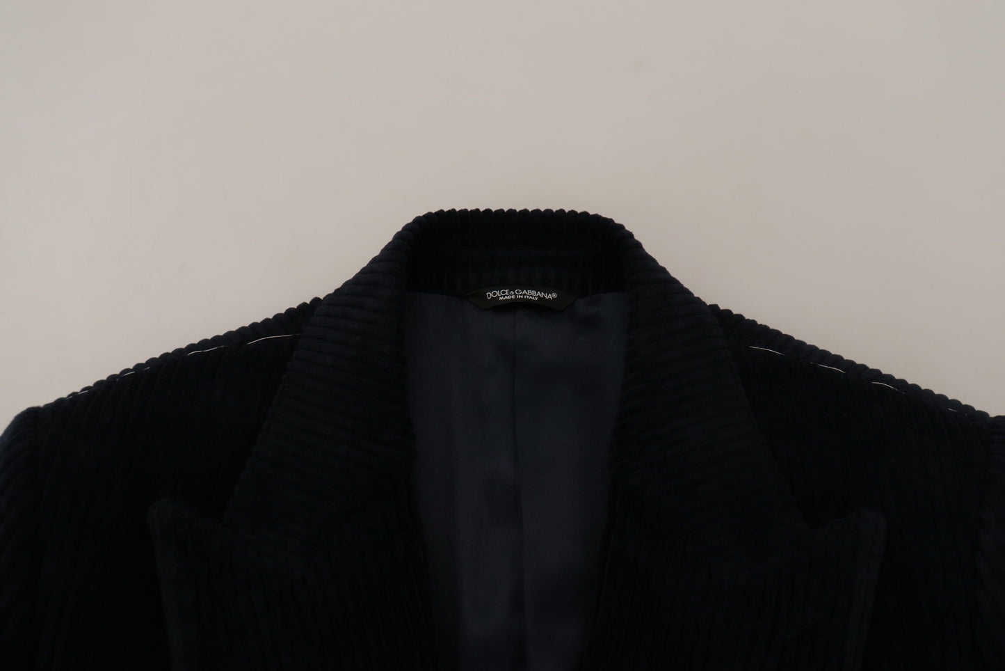 Dolce & Gabbana Men's Black Cotton Cardigan Long Coat Men Jacket