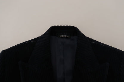 Dolce & Gabbana Men's Black Cotton Cardigan Long Coat Men Jacket