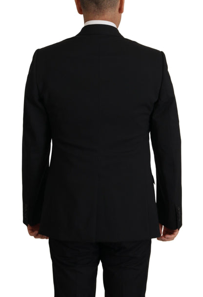 Dolce & Gabbana Men's Black Jacket Vest 2 Piece MARTINI Blazer