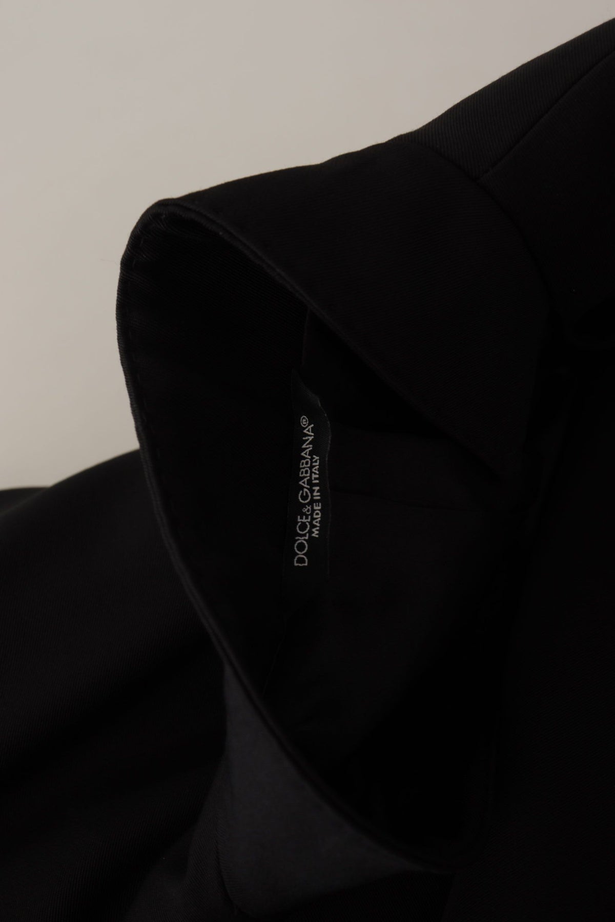 Dolce & Gabbana Men's Single Breasted Wool Blazer - Black