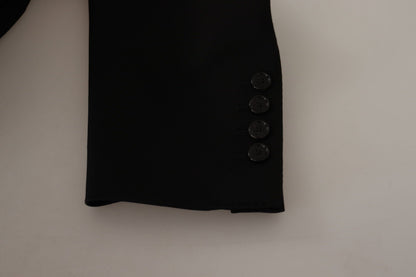 Dolce & Gabbana Men's Single Breasted Wool Blazer - Black