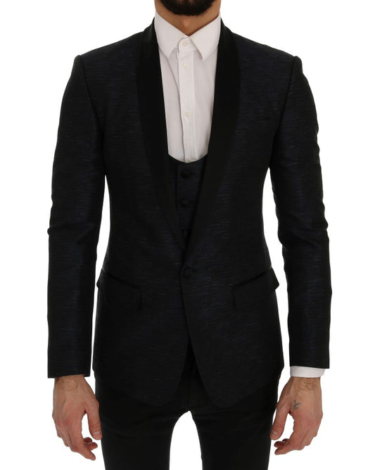 Dolce & Gabbana Men's Blue MARTINI Slim 2 Piece Blazer