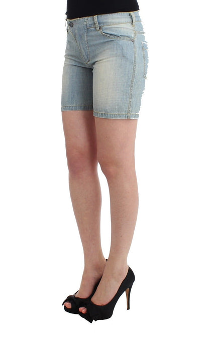 Beachwear Blue Denim City Casual Dress Shorts