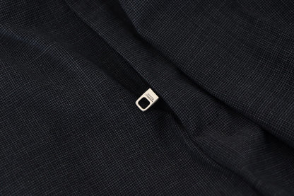 Dolce & Gabbana Men's Grey Checked Cargo Trousers Stretch Pants