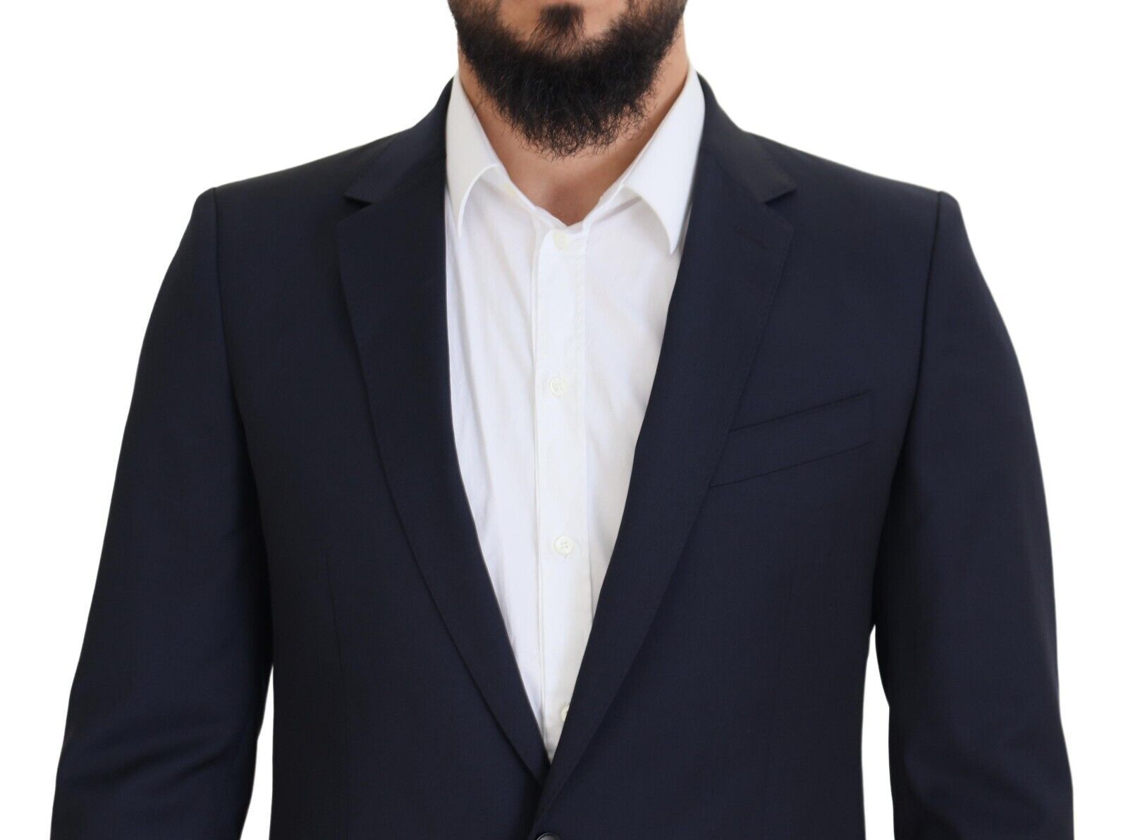 Navy Blazer Blue Martini Blazer Dolce Gabbana Men's Dark Blue Wool