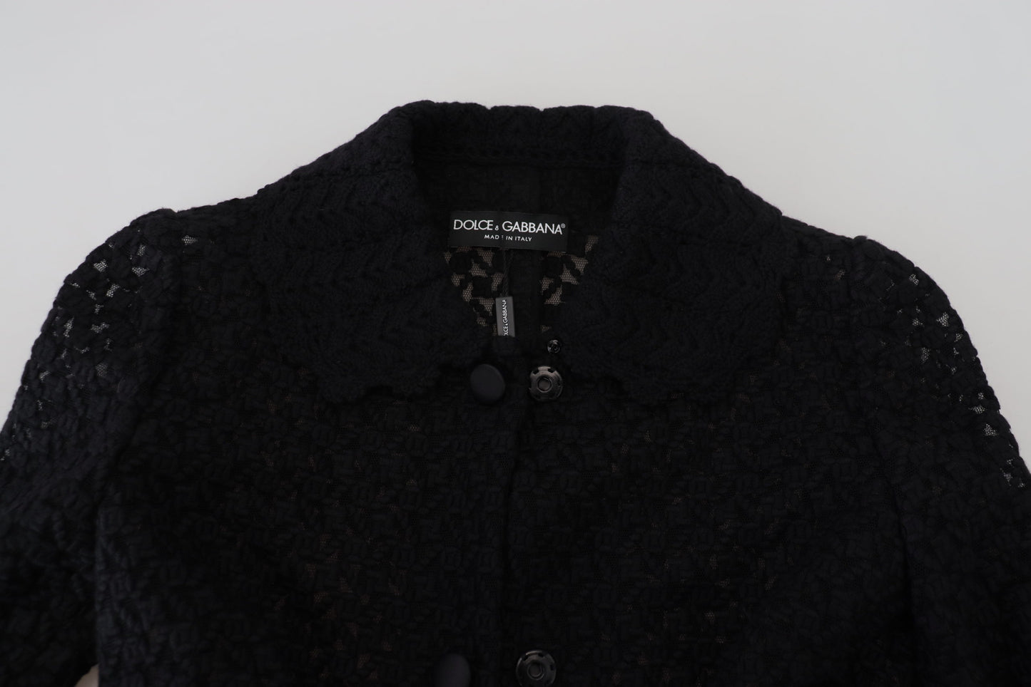 Dolce & Gabbana Women's Classic Button Down Knitted Long Jacket