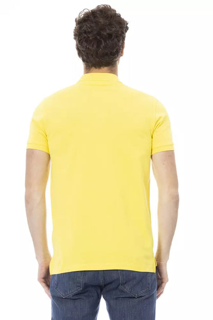Baldinini Trend Men's Yellow Cotton Polo Shirt