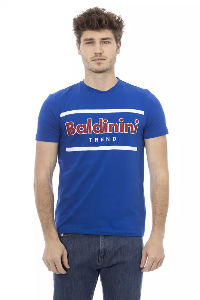 Baldinini Trend Men's Blue Cotton T-Shirt