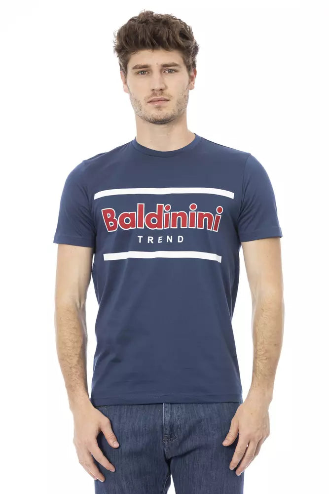 Baldinini Trend Men's Blue Cotton T-Shirt