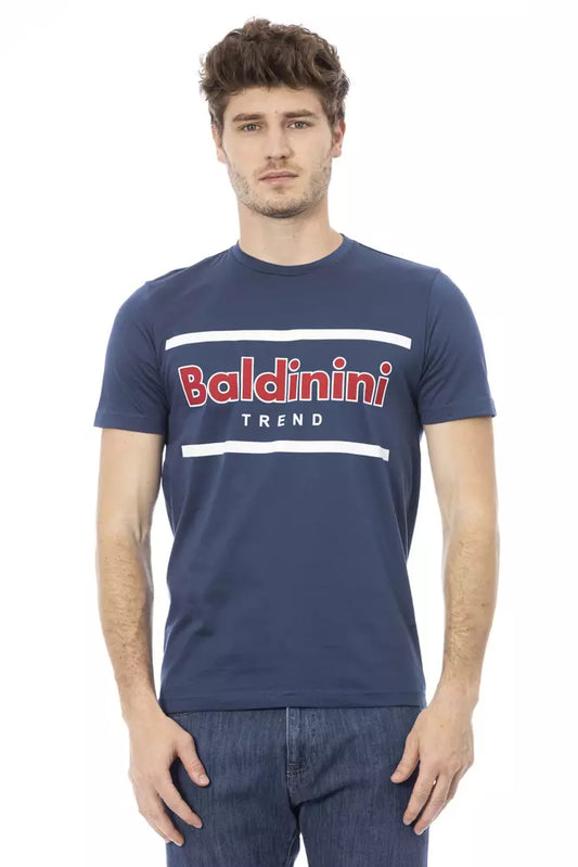 Baldinini Trend Men's Blue Cotton T-Shirt