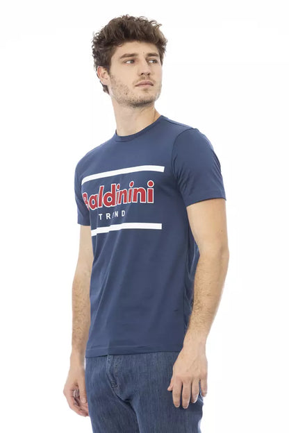 Baldinini Trend Men's Blue Cotton T-Shirt