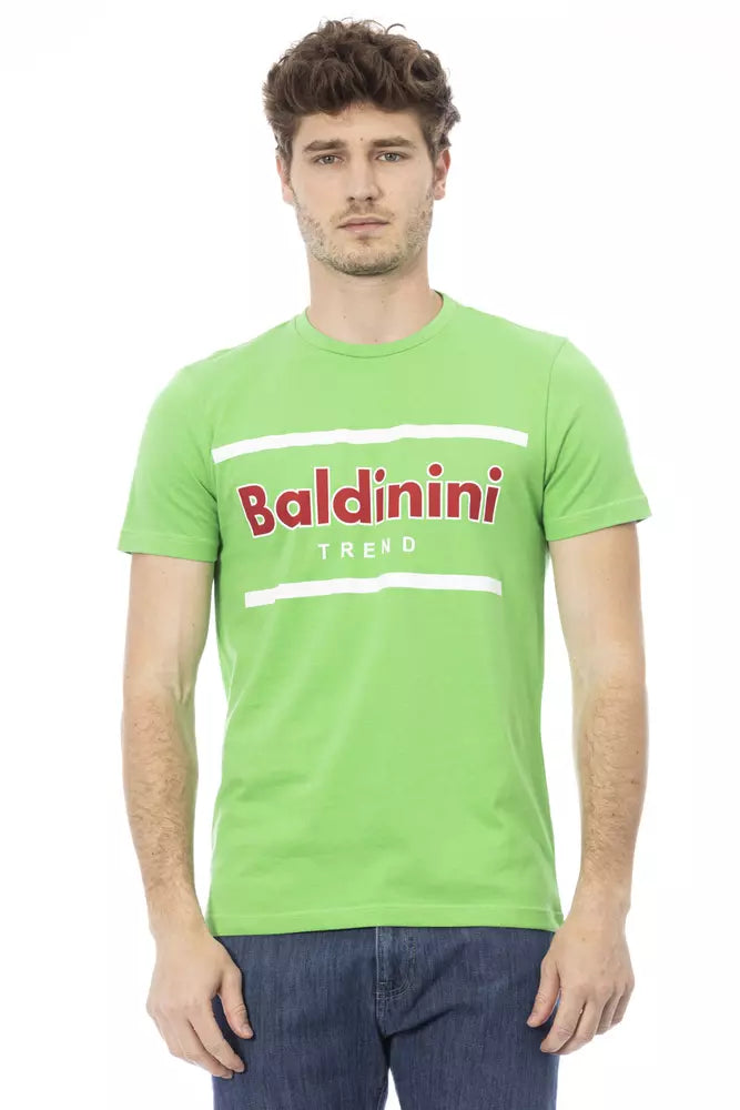 Baldinini Trend Men's Green Cotton T-Shirt