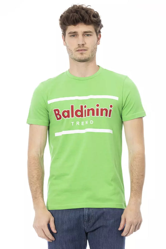 Baldinini Trend Men's Green Cotton T-Shirt