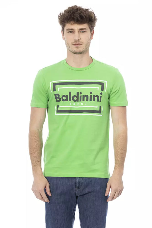 Baldinini Trend Men's Green Cotton T-Shirt