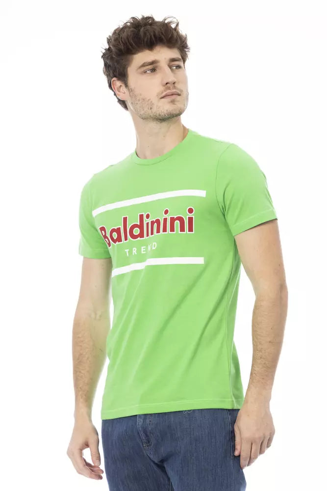 Baldinini Trend Men's Green Cotton T-Shirt