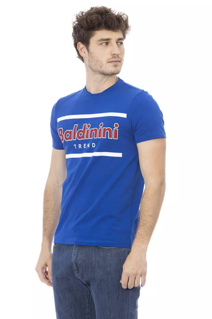Baldinini Trend Men's Blue Cotton T-Shirt