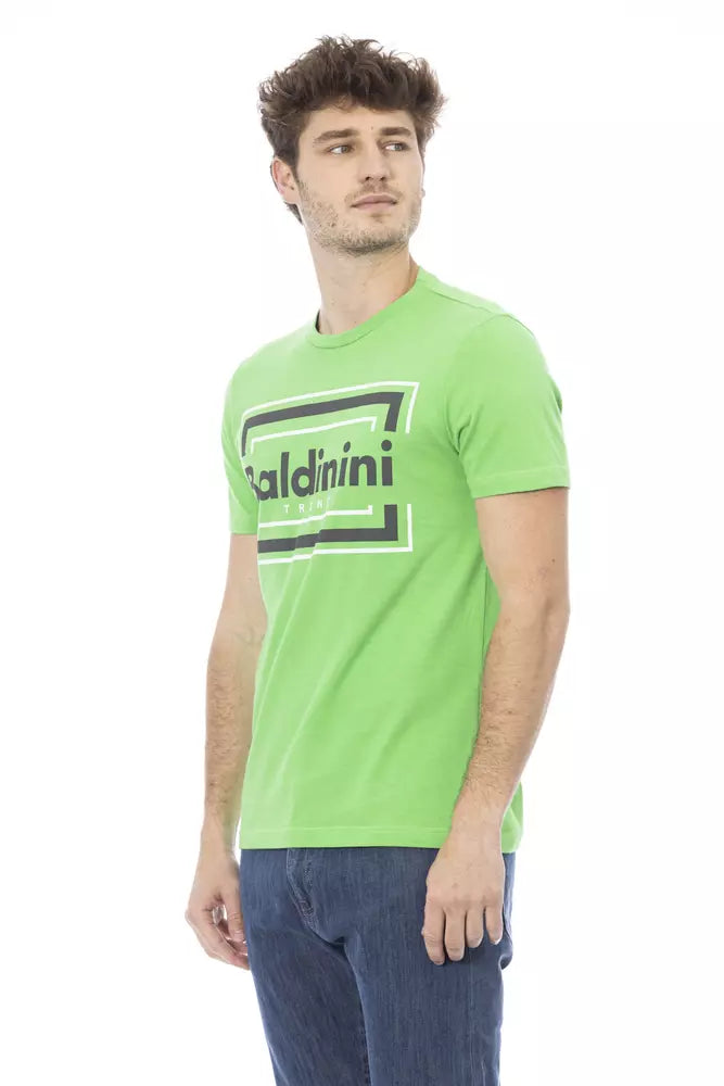 Baldinini Trend Men's Green Cotton T-Shirt