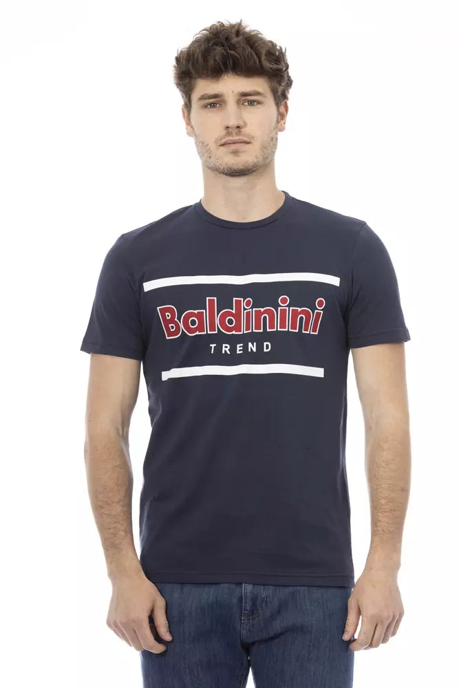 Baldinini Trend Men's Blue Cotton T-Shirt