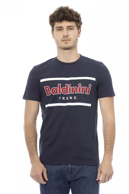 Baldinini Trend Men's Blue Cotton T-Shirt