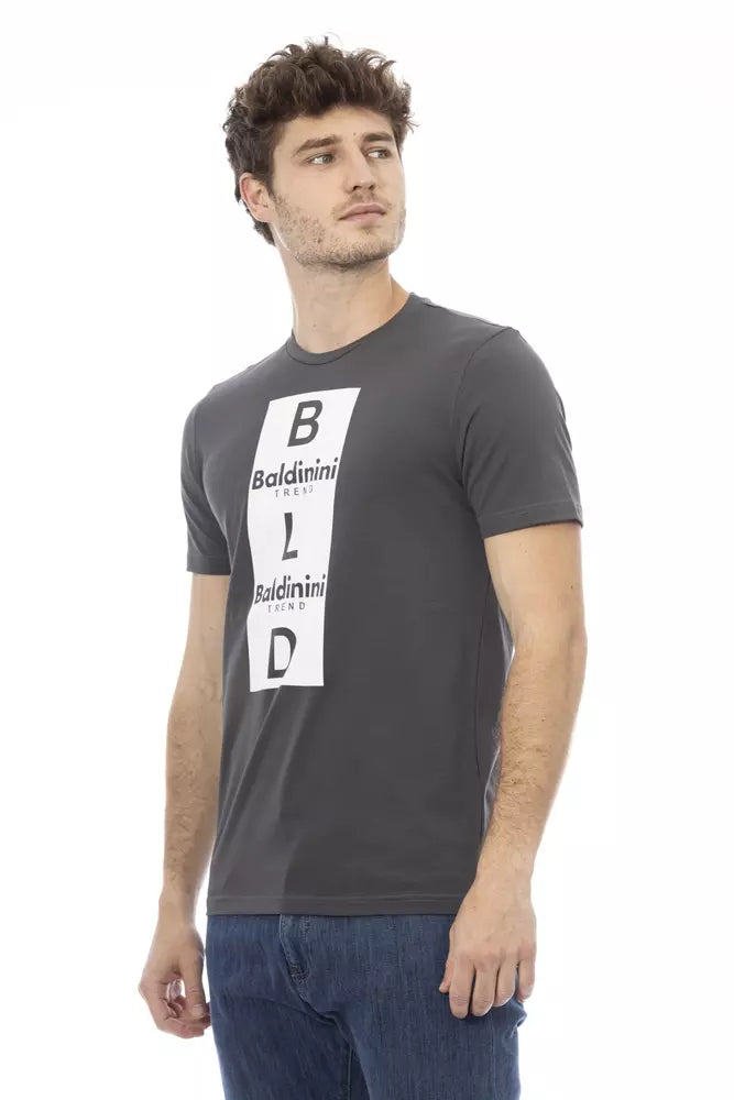 Baldinini Trend Men's Gray Cotton T-Shirt