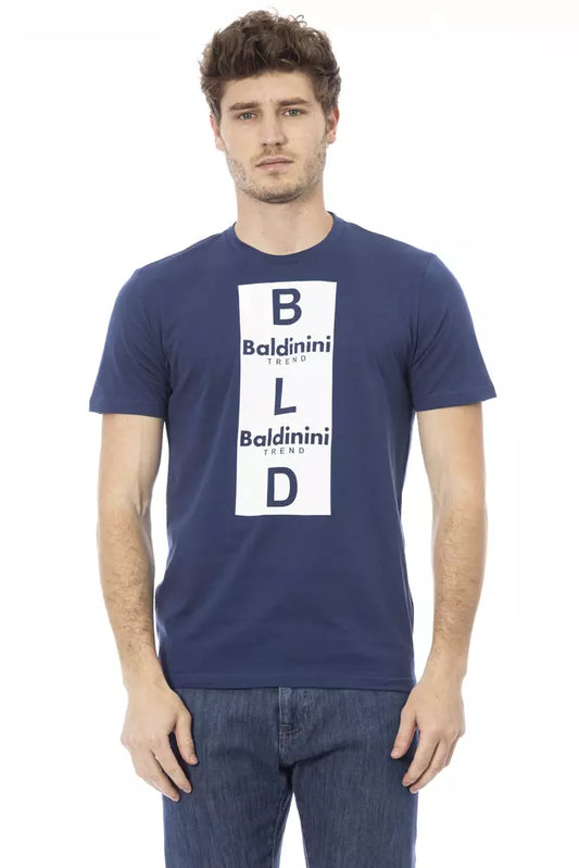 Baldinini Trend Men's Blue Cotton T-Shirt