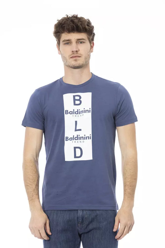 Baldinini Trend Men's Blue Cotton T-Shirt