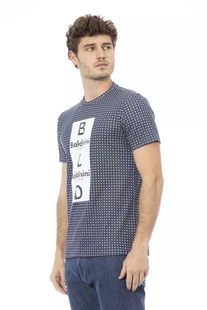 Baldinini Trend Men's Gray Cotton T-Shirt