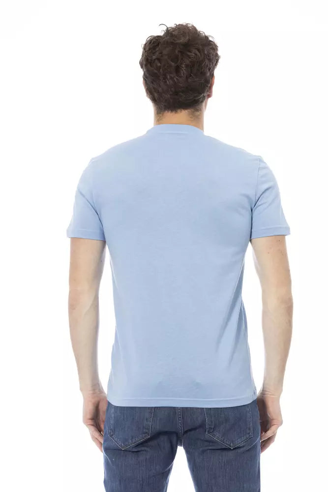 Baldinini Trend Men's Light-blue Cotton T-Shirt